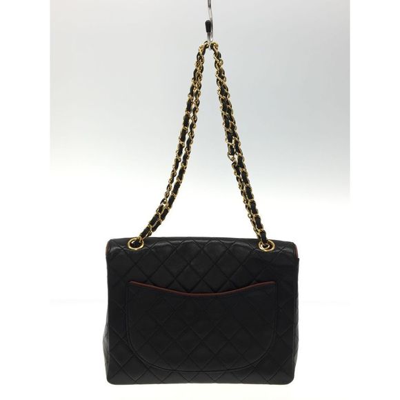 Chanel Shoulder Bag Leather Black - Picture 4 of 6
